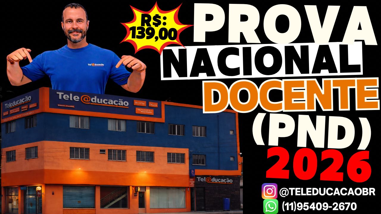 PND – Prova Nacional Docente