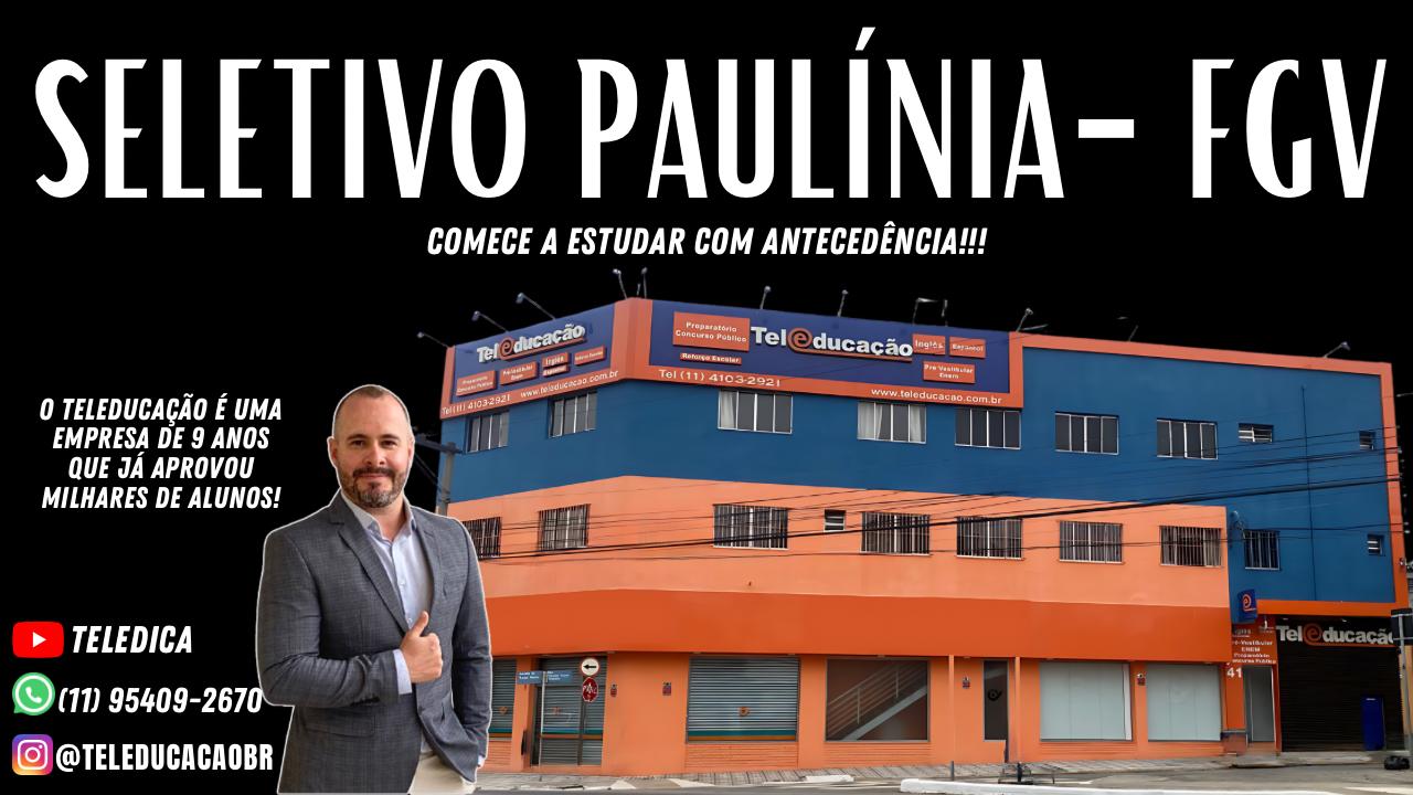 Seletivo Paulínia – FGV